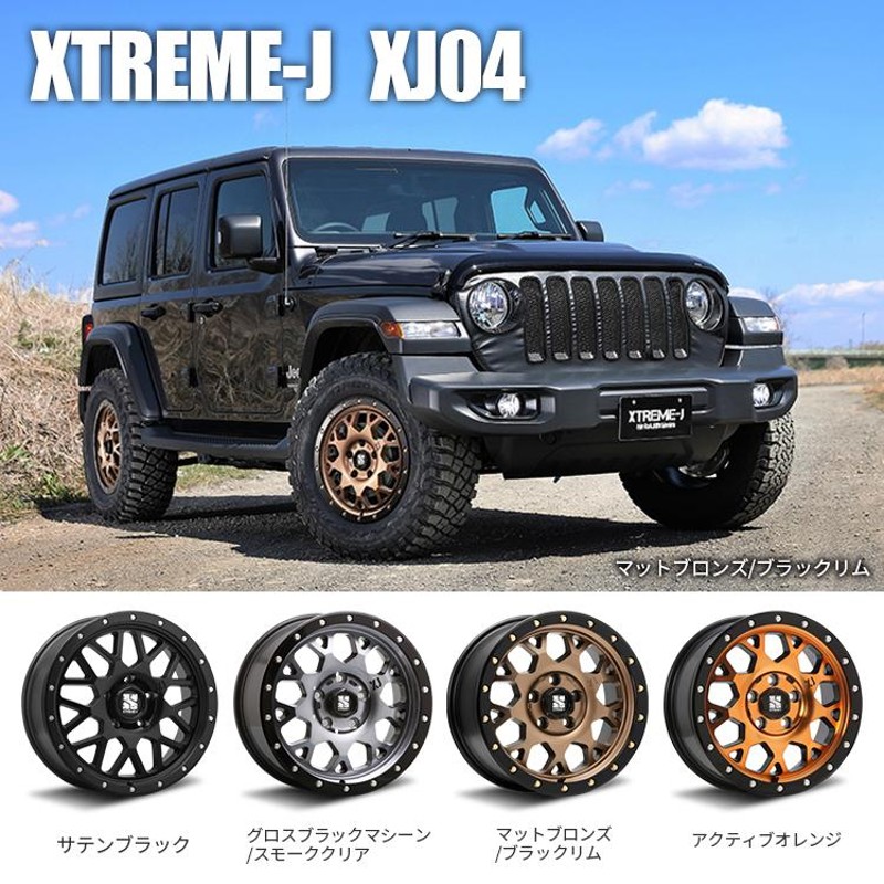 タイヤホイール4本セット XTREME-J XJ04 16x8.0J 5/114.3 +18 GBMS 