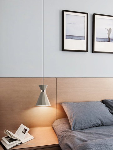 復古床頭吊燈北歐臥室吊燈現代簡約ins網紅輕奢風床頭燈極簡燈飾