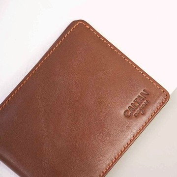 『新品上市』老爺有喜 真皮三頁式零錢包短夾(075125cd)