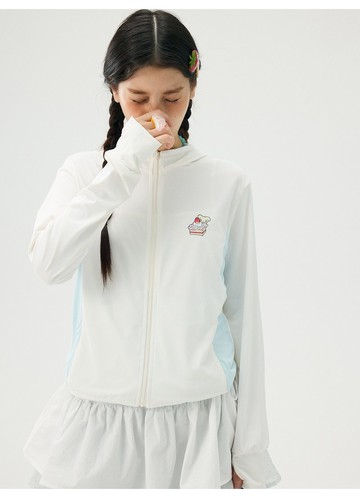 oddmaker*鳥鳥一聯名 夏日多巴胺穿搭純色可愛印花薄紗防曬服外套