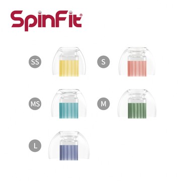 【SpinFit】W1矽膠耳塞 獨立包裝 (SS/S/MS/M/L)