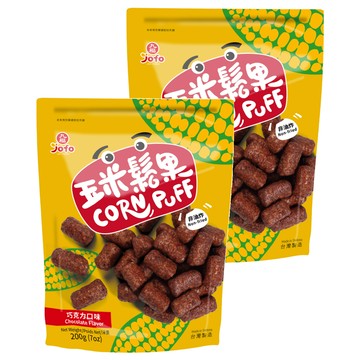 九福 玉米鬆果 巧克力口味  200g  2包