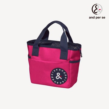 【and per se】男款牛津布設計多功能桃紅色手提包 DGW07124