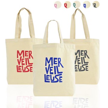 agnes b. to b. 文字訊息購物包-多色選