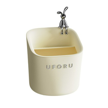 桌面垃圾桶高顏值家用迷你可拆卸瀝水桶客廳臥室敞開式塑膠垃圾桶 幸福驛站