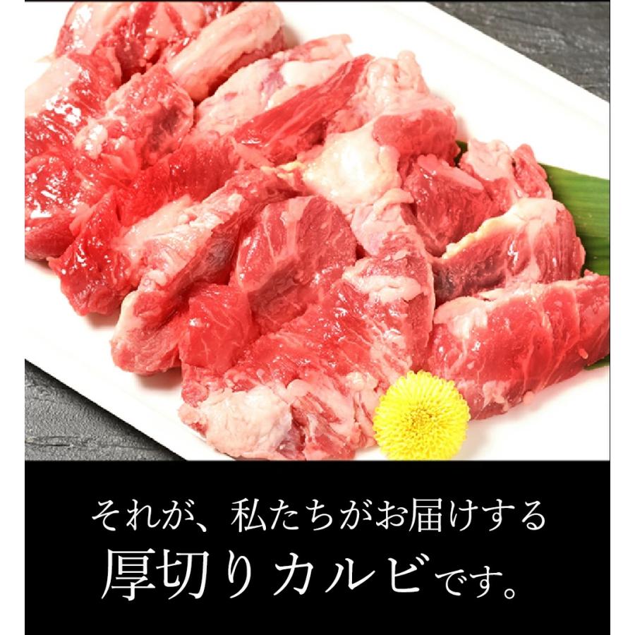 肉 福袋 カルビ 焼肉 焼肉セット bbq バーベキュー 焼き肉 牛肉 セット 本格 厚切り 2種から選べるカルビ 1kg 500g×2