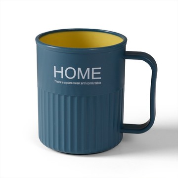 荷生活 【荷生活】愛傢Home北歐風雙色漱口杯 食品級PP材質好拿耐用-1入