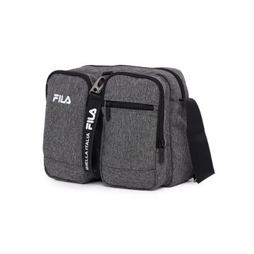 FILA官方直營 橫式側肩包-麻灰 BMZ-5201-MY