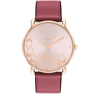 COACH/美麗C字晶鑽帶女錶-36mm14504338 附提袋