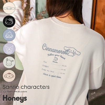 トップス トレーナー スウェット 裏毛 綿混 キャラクター イラスト レディース 秋 冬 Honeys ハニーズ サンリオキャラトレーナー 通販 Lineポイント最大0 5 Get Lineショッピング