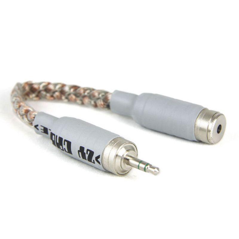 ZY-Cable Nvwa copper-silver ER4P P to S ER4S インピーダンス ケーブル 10cm ZY-031