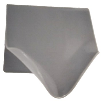 浴室無痕免打孔肥皂架 - 灰色，PP塑料  1組