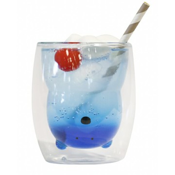 【日本CB JAPAN】耐熱雙層 北極熊玻璃杯 飲料杯 調酒杯