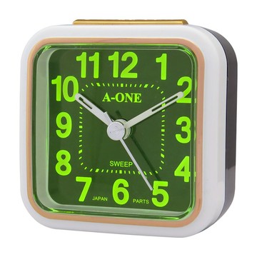 金邊方形鬧鐘 TG-0189  顏色隨機