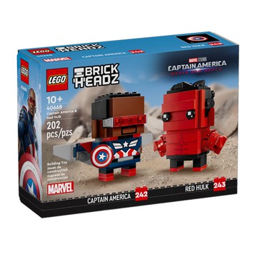 LEGO 樂高 Super Heroes系列 40668 美國隊長和紅浩克玩偶