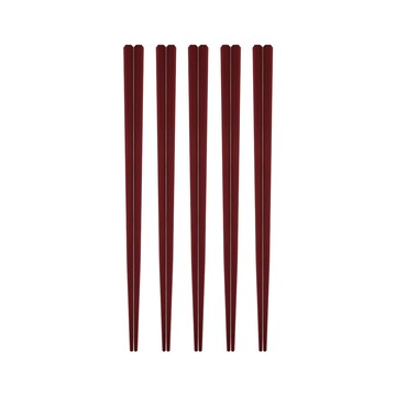 PERFECT 理想牌 品味六角合金筷六角筷馬卡龍筷子彩色筷玻璃纖維筷 咖啡-Leidea樂德兒