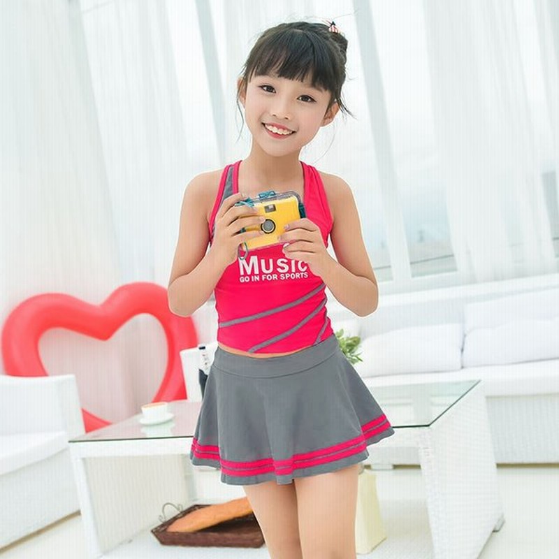 水着 ベビー キッズ 女の子 セパレート タンキニ タンクトップ ショートパンツ スカート 3点セット フレアスカート ロゴ スイムウエア 通販 Lineポイント最大0 5 Get Lineショッピング