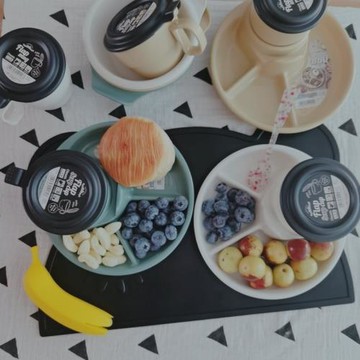 日本進口分格餐盤兒童餐具湯碗杯家用小食盤便當盤安全防摔耐高溫