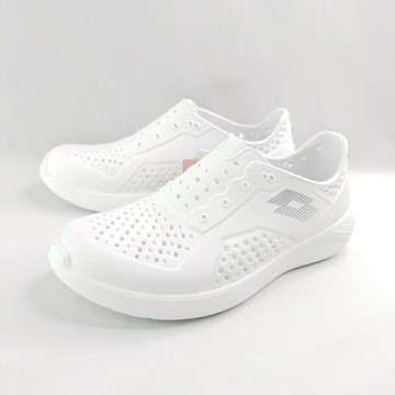 LOTTO LT5AWS9939 女款 洞洞鞋 涼鞋 ROVER 晴雨穿搭休閒鞋 白【iSport愛運動】