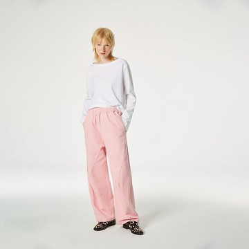 10 MOOn  女裝上衣 匹馬棉白色上衣