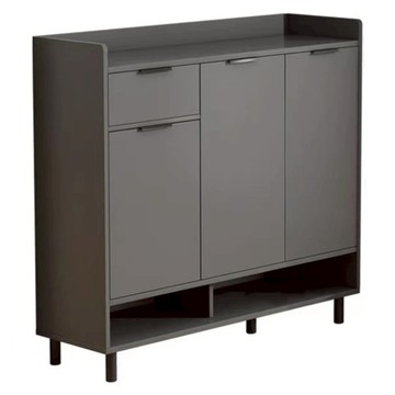 E家工廠 鞋櫃 001 90 x 30 x 100cm  灰色  2層