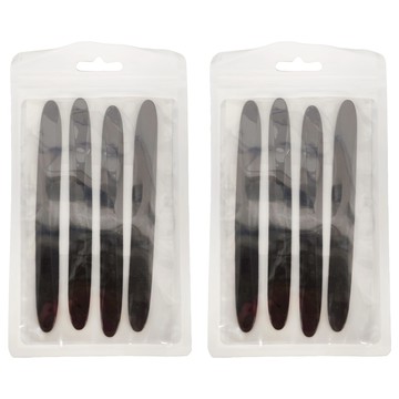 FaSoLa 多用途高彈力PU車用 車門防撞保護條 FA-PS-376B 46g 4個  14.9 x 1.4cm  黑色  2組