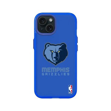 iPhone 15 Clear 激光藍 - NBA - Logo-曼斐斯灰熊 Memphis Grizzlies