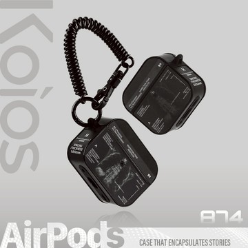 【Koios】Airpods X光顯影耳機殼 3 4 Pro2 Pro3 保護殼 變幻 質感 原創 耳機殼 潮流