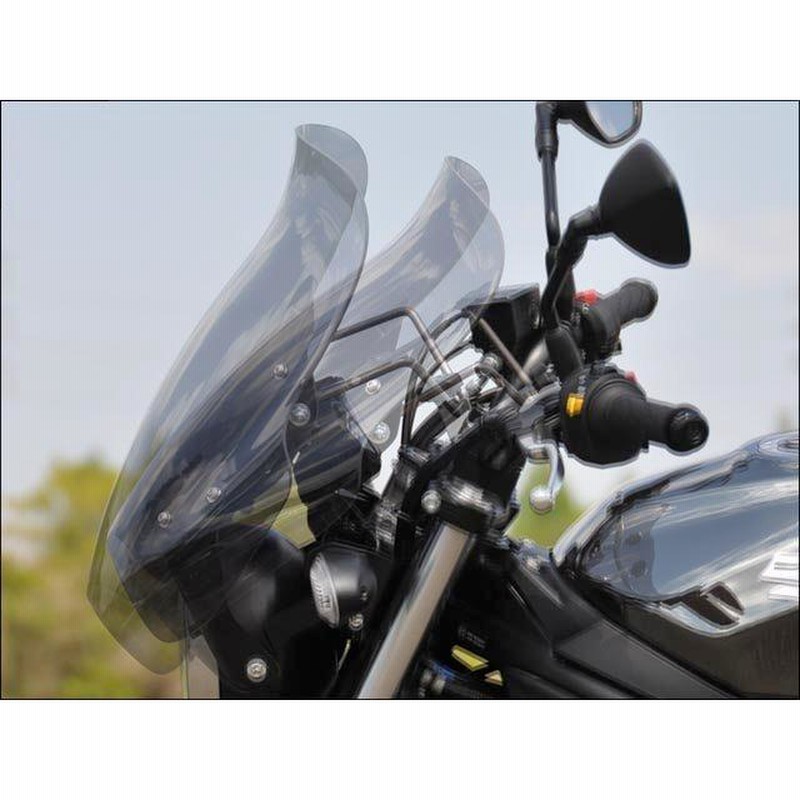 シックデザイン製スモークガイラシールド 汎用 GB350 GB350S シックデザイン製スモークガイラシールド 汎用 GB350 GB350S