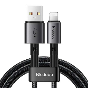 Mcdodo 麥多多 稜鏡系列快充線 Type-C Super Charge數據線 100W超級充電 6A充電電流 480Mbps傳輸速率  1.2m  1條  Black