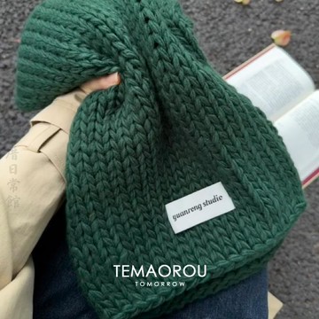 🔥3件8折🍊臺北出貨🍊可開發票韓國原單2026新款針織聖誕綠圍巾女秋冬高級感百搭韓版保暖圍脖氛