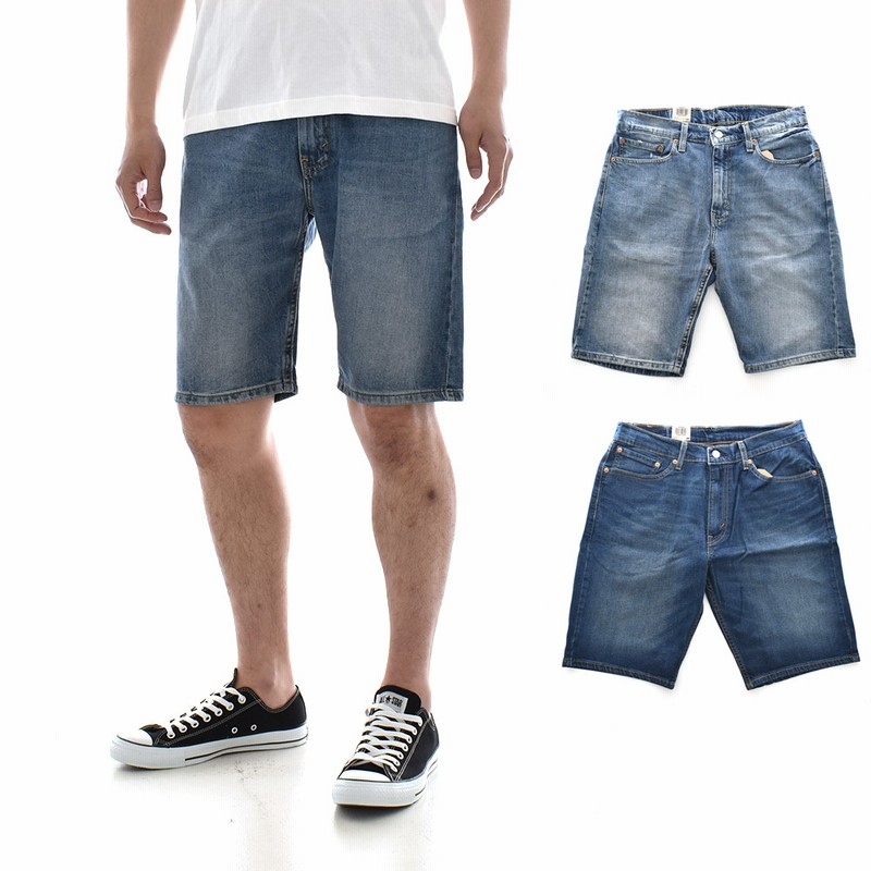 リーバイス Levi S Levis 505 ショーツ レギュラーフィット ハーフパンツ ジーンズ ジーパン デニム ストレッチ メンズ ユーズド加工 ダークユーズド 28 通販 Lineポイント最大5 0 Get Lineショッピング