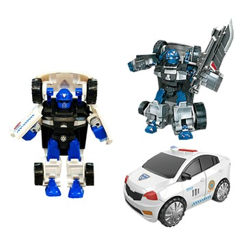 汽車變形戰士-藍白戰士