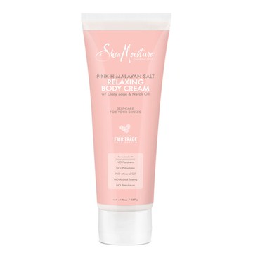 SheaMoisture Pink Himalayan Salt Relaxing Body Cream & Moisturizer with Shea Butter 8 fl oz