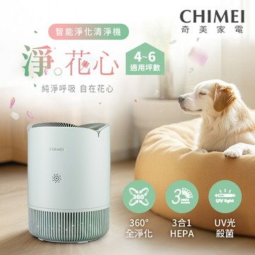 CHIMEI奇美 智能淨化空氣清淨機(4-6坪)-薄荷綠 AP-50HUGN
