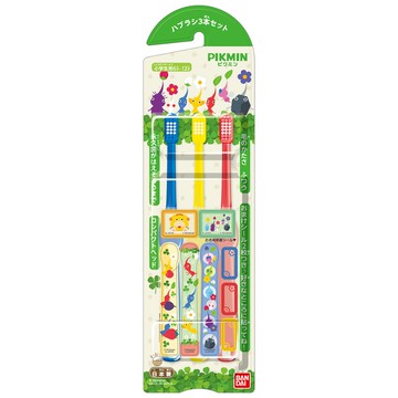 Bandai Pikmin toothbrush set of 3