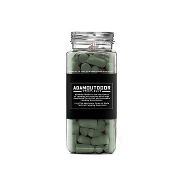 ADAMOUTDOOR｜彈型拋棄式降噪隔音耳塞 ( ADEP-BUL60 ) 軍用綠