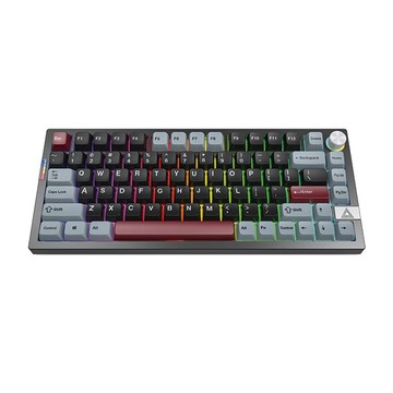 MONTECH 君主 MKey PRO 75% 黑色 無線三模 機械式鍵盤(黃軸中文)