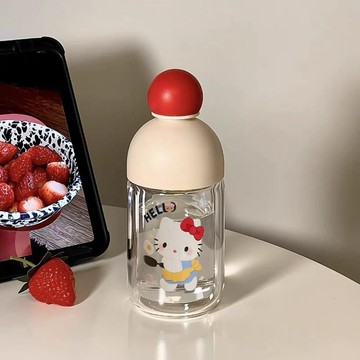 ⭐臺灣出貨⭐雙層隔熱防燙玻璃杯女高顏值高硼硅耐高溫小巧迷你透明夏天水杯子