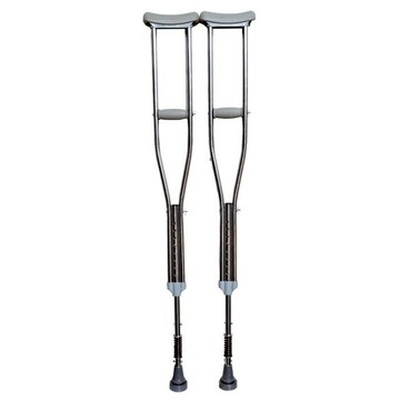 【海夫健康生活館】醫療用手杖(未滅菌) RH-HEF 不鏽鋼 避震伸縮腋下拐杖 1對入(ZHCN2044-L)