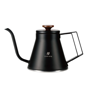 HARIO Zebrang_日本18-8不銹鋼咖啡細口壺&手沖壺-800ml-霧黑(ZB-DK-MB)