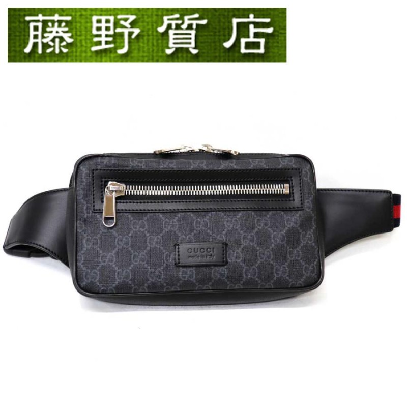 未使用) グッチ GUCCI ベルト バッグ ボディ バッグ ソフト GG