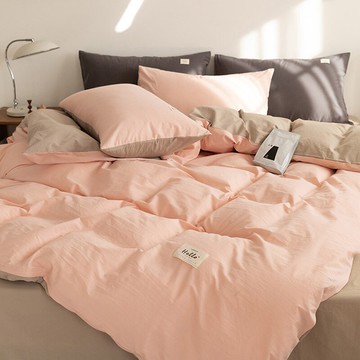 全棉水洗棉混搭被套單件被罩學生宿舍單雙人被單套200x230被芯套