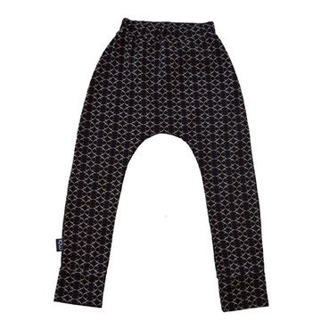 Moi Kids 冰島有機棉童裝哈倫長褲3歲至8歲 黑色