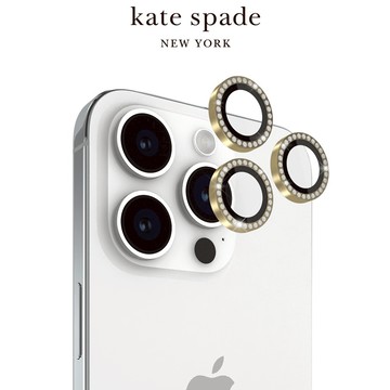 【kate spade】iPhone 16 pro / iPhone 16 Promax 鏡頭晶鑽貼