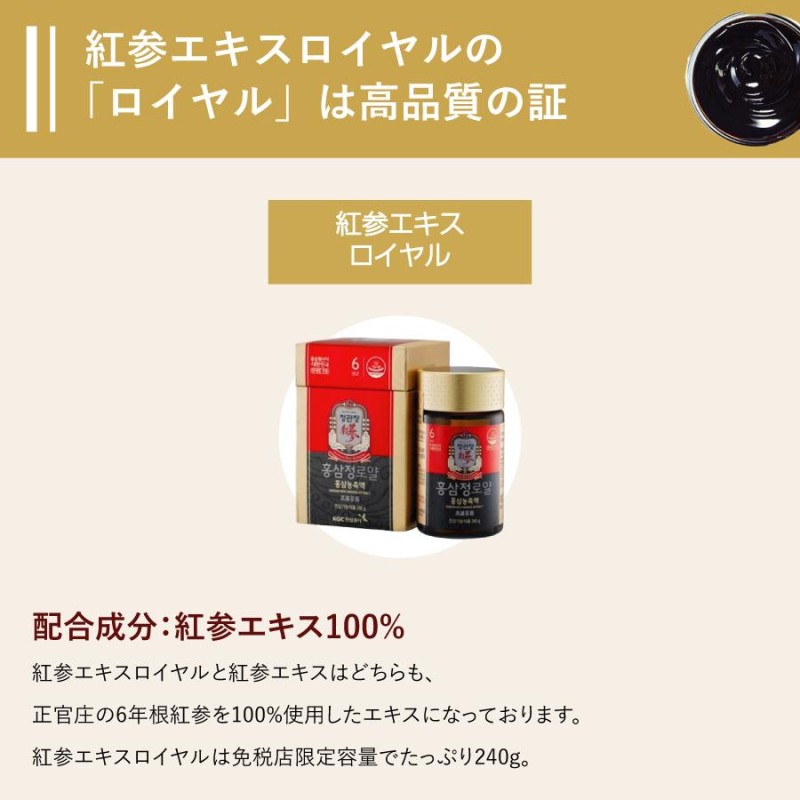 正官庄 紅参精 ロイヤル 240g DF2029 紅蔘エキス 紅参エキス