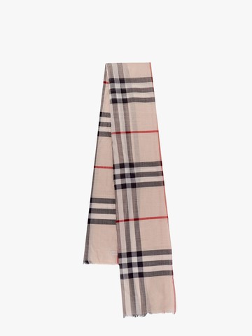 Wool and silk check scarf - BURBERRY - gender_Man