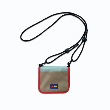 HALO ROUND ZIPPER WALLET / CLOUD