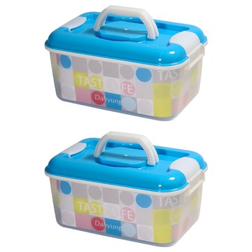 HOUSE 好室喵 蘋果提箱 PP聚丙烯材質 6.7L  大 32.4 x 21.4 x 16cm  顏色隨機  2個