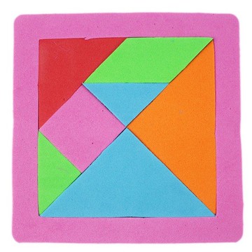 EVA 七巧板 益智安全七巧板遊戲/一個入(促15) 12cm x 12cm 七巧板圖形 七巧板拼圖-YF12114【APP滿額下單10%點數(單一帳號最高1000點)】4/30止